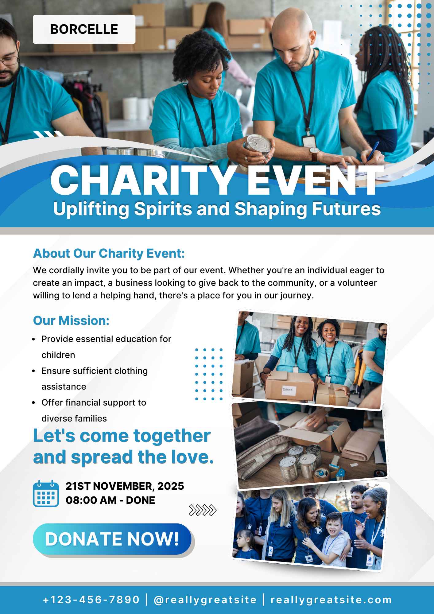Charity Events Poster
