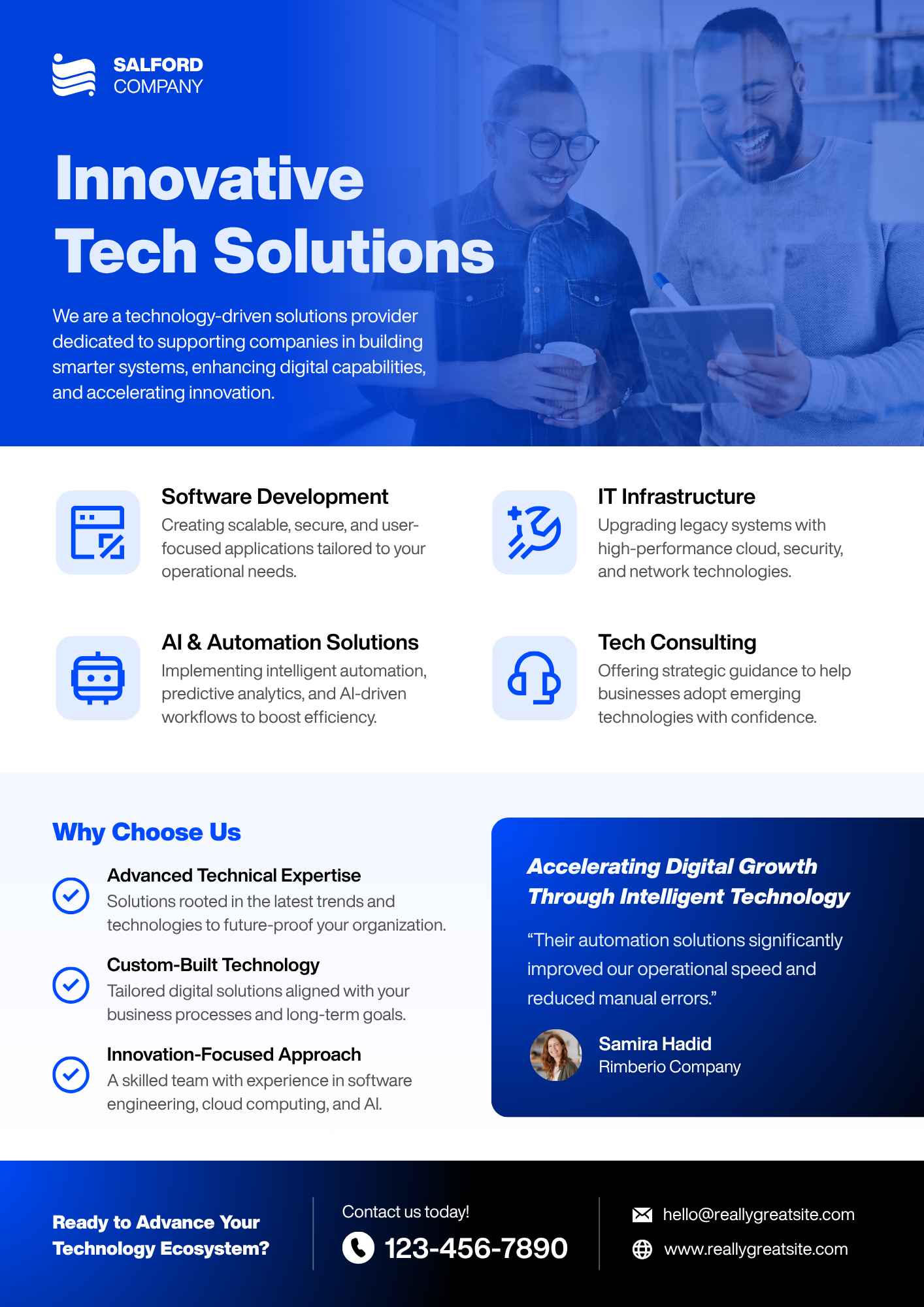 Tech innovate flyers